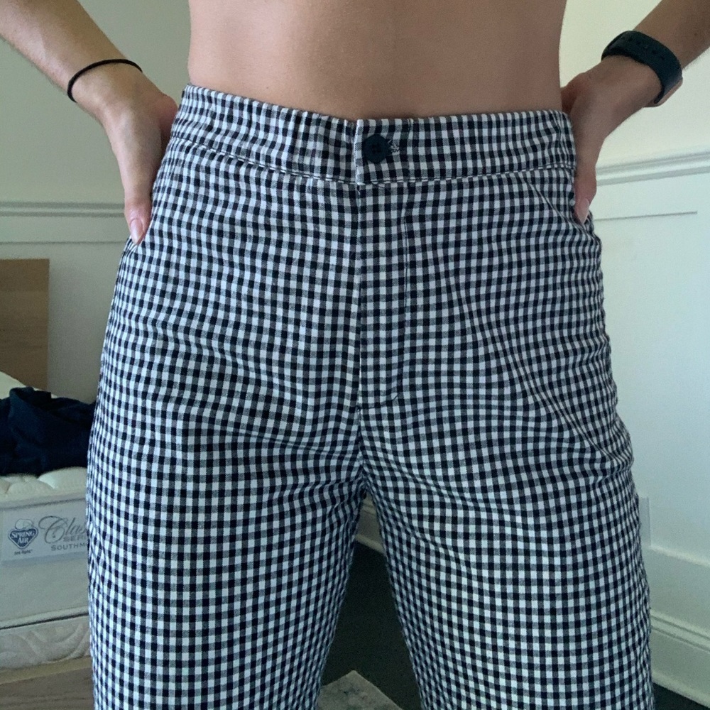 Gingham pants